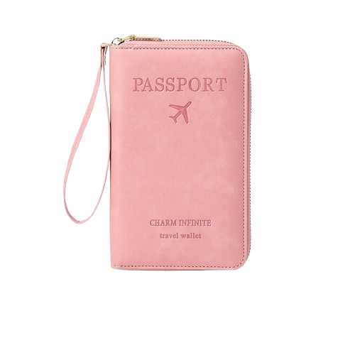 Men’s Portable RFID Passport Holder Travel Wallet