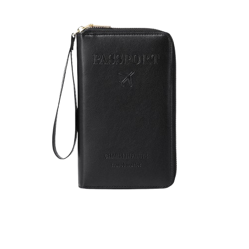 Men’s Portable RFID Passport Holder Travel Wallet