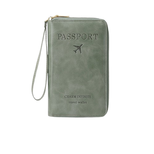 Men’s Portable RFID Passport Holder Travel Wallet